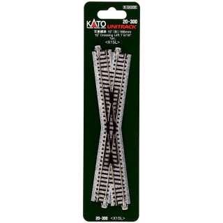 交差線路15°(左) 186mm ＜X15L＞(1pc) [20-300]]