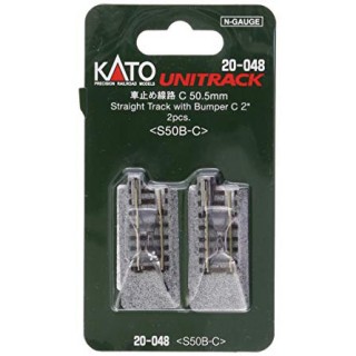 車止め線路C 50.5mm ＜S50B-C＞(2pcs) [20-048]]