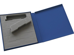 ブック型車両ケース(4両) ブルー [8714]