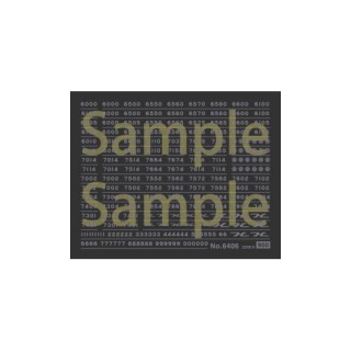 車輛マーク 阪急6000・7000系(メタリック) [6406]]