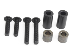 FR-D V4.0 アッパーデッキスペーサーセット(スクリュー/クローム 5mm/ジュラコン(R)11mm) [0314-FD]