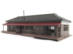 ローカル駅舎(ブラウン)(着色済み) [2569]
