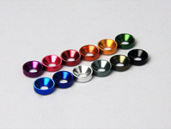 アルミ3ｍｍ皿ワッシャー 8個 シルバー [R31M071SV]