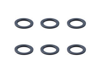 アルミカラー 6×4×0.5t ブラック(6pcs) [SGE-105BK]