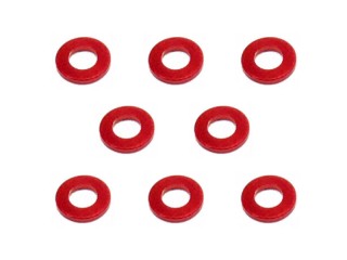 アルミワッシャー 0.75t レッド(8pcs) [SGE-975R]