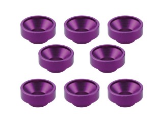 アルミボス付皿ワッシャー サーボ用パープル(8pcs) [SGE-119P]