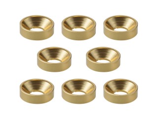 Ｍ3皿ワッシャー外径小 ゴールド(8pcs) [SGE-8G]
