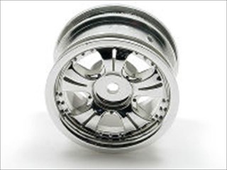 5本スポークメッキホイール(タミヤMシャーシ用) 2個入り [SEW-5]