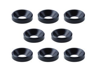 アルミ皿ワッシャー外径大 M3(ブラック) 8個入 [SGE-15BK]