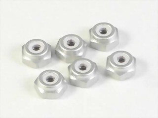 M2 セルフロッキングナット(シルバー) [QT-080803-SL]