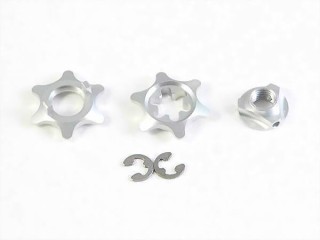 ミニッツ 超軽量デフハウジング3点セット(シルバー) [QT-081101-SL]