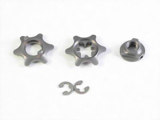 ミニッツ 超軽量デフハウジング3点セット(グレー) [QT-081101-GY]