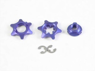 ミニッツ 超軽量デフハウジング3点セット(ブルー) [QT-081101-BL]