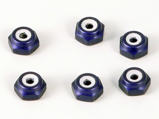 M2 セルフロッキングナット(ブルー) [QT-080803-BL]