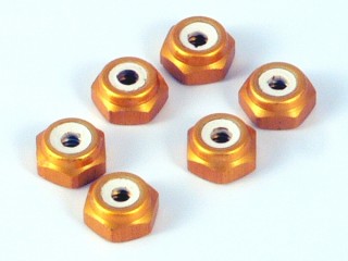 M2 セルフロッキングナット(ゴールド) [QT-080803-GD]