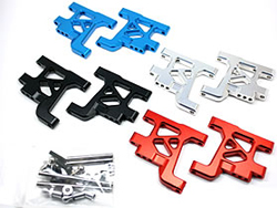 アルミリヤ用サスアーム(標準サイズ)(レッド)(タミヤ WR-02用) [SWR-32RR]