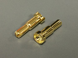 4.0&5.0Φ バレットプラグ オス2個 [PJ-C080]