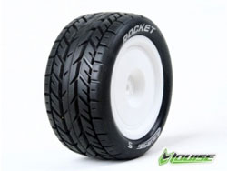 1/10 2(4)WDリアタイヤ(ROCKET/ソフト/2pcs) [AV3188S]