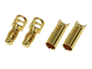 スモール・ヨーロピアンコネクターD 3.5mm(オス2pcs・メス2pcs) [EG-2708]