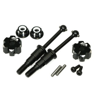 リアスチールシャフト/六角アダプター&ナット：T3-01用(B6/8/MA9) [EG-T3-01-10]]