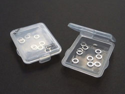 Φ3mmステンレスシムセット(0.1t/0.2t 各10枚入) パーツケース付属 [HS-48203]