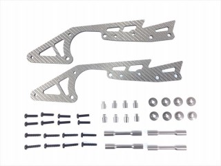 シルバーカーボンロングサブシャーシ(シルバー)(タミヤ ワイルドウイリー2用) [SWR-11S]