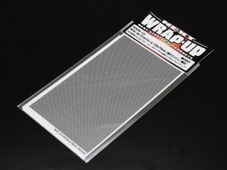 REAL 3D グリルデカール 130×75mm(格子メッシュ/細目) [0005-10]