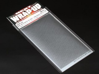 REAL 3D グリルデカール シルバー 130×75mm(クロスメッシュ/太目) [0005-06]