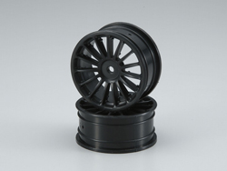 ホイール(15本スポーク/ブラック/24mm/2pcs) [VZH003BK]