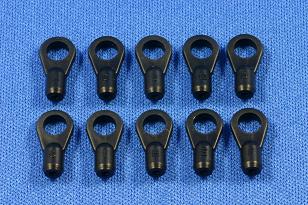 ロッドエンド M1.5 黒 10個入り [R15310]