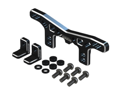 TT-02 TYPE-S対応 アルミ・フロントダンパーステー(ブラック) [STR275BL]