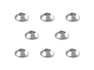 アルミＭ3テーパーカラー シルバー(6pcs) [SGE-108S]