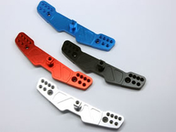 アルミフロントダンパーステー(レッド)(タミヤ WR-02C用) [SWR-3CR]