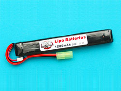 １１.１Ｖ １２００ｍＡｈ（２０Ｃ） リチウム・ポリマー・リチャージブル・バッテリー（Ａ） [GP850A]