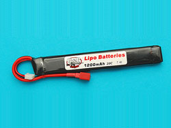 ７.４Ｖ １２００ｍＡｈ（２０Ｃ） Ｌｉ?Ｐｏｌｙ リチャージブル・バッテリー（Ｃ） [GP863C]