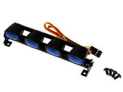 ルーフライト・長方形タイプ 青 [LED-18REC-B]