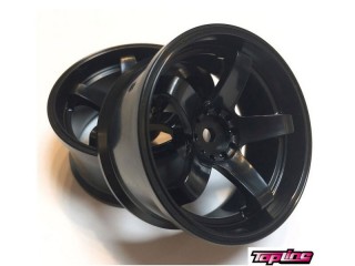 Nモデル Ver.3 スーパーハイトラクションtype 【deep face】 offset7 ブラック 2個入 [TDW-075BK]