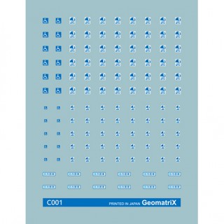 京王電鉄 各種ステッカー インスタントレタリング [C001]]