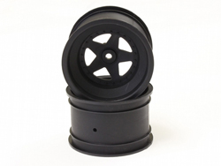 2.2インチ用リアホイール(2入/ブラック/スコーピオン2014) [SCH006BK]