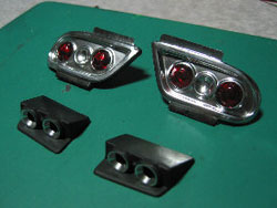 ライトパーツセット(丸丸タイプ)(ヨコモ 180SX用) [YS10]