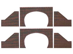 NA-24 トンネルポータル 複線用(レンガタイプ) トンネルライナーセット(組立キット) [15024]