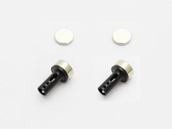 アルミボディマウントキャップ(マグネット) 5mm(ブラック) [ART2143]