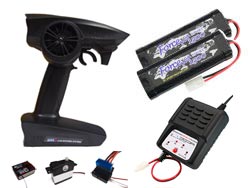 電動カー用スポーツセット(プロポ/バッテリー×2/急速充電器) [RCF-SP]