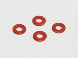 アルミカラー(3×6×0.5mm/レッド/4pcs) [97041-05R]