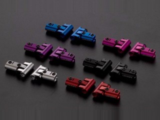 アジャスタブルキャスター フロントアッパーアームV2/2.5mm(ブラック) [US88144BK]