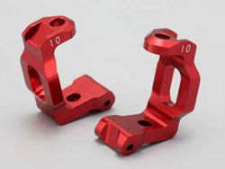 フロントステアリングハブキャリア(レッド 10度) [DRR-413A1]