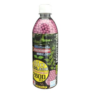 ボタニカルバイオBB弾 0.20g 2800発入り ピンク [PGB-03]]