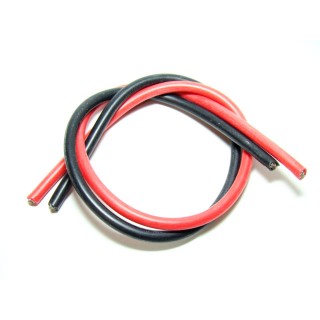 高密度14ゲージ バッテリーケーブル(赤×黒) 30cm 各1本入り [OP-73267]]