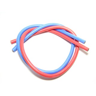 高密度14ゲージ モーターケーブル(赤×青) 30cm 各1本入り [OP-73268]]