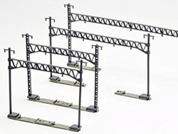 マルチ複線トラス架線柱(12本セット) [3007]